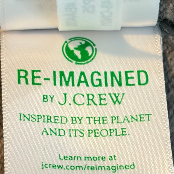 J.Crew Re-imagined Cashmere Classic-Fit Crewneck Sweater - heather ash - Picture 8 of 12